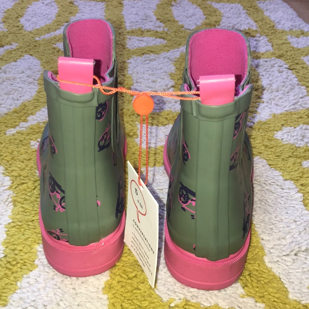 NWT Anthropologie Colloquial Chelsea Rain Booties - Picture 6 of 8
